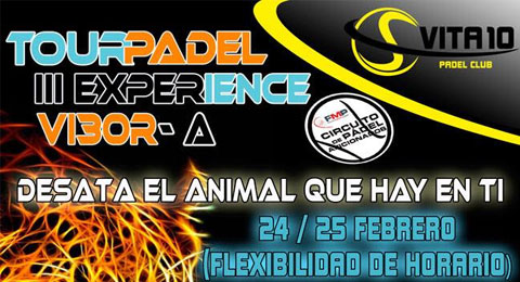 Conviértete en un animal del pádel en el III Tour Padel Experience Vibor-A