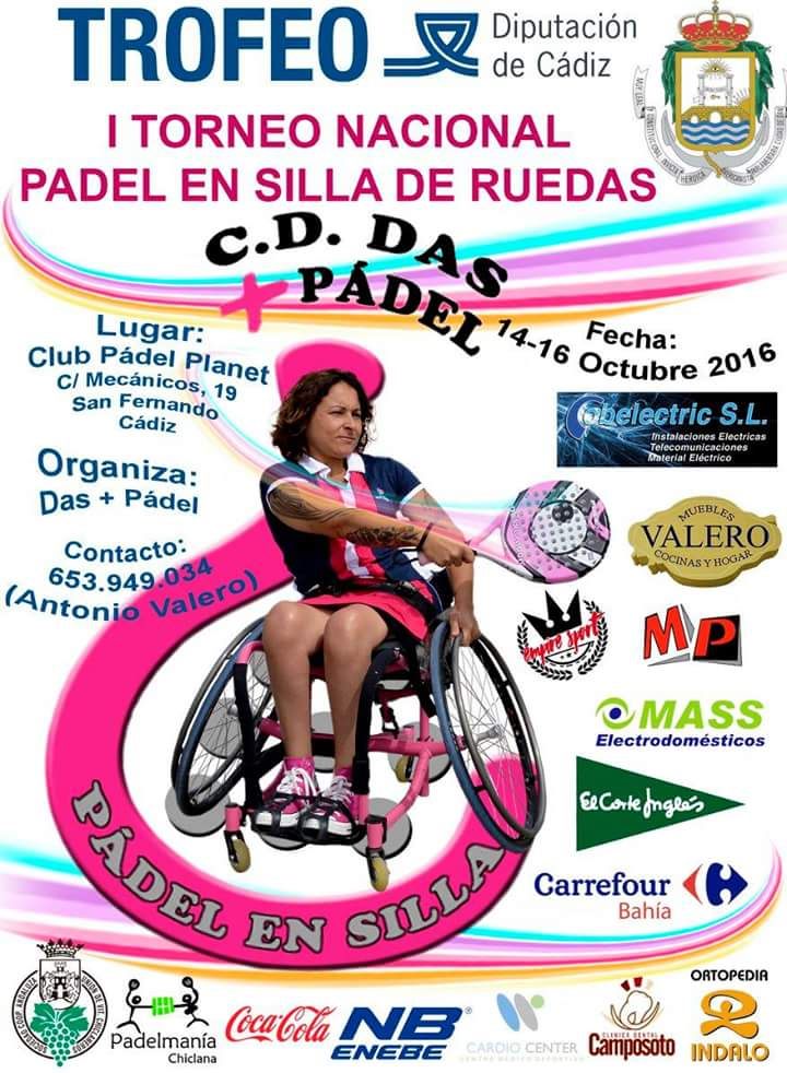 Cartel torneo silla de ruedas