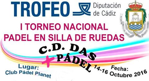 Nace el I Torneo Nacional de Pádel en silla de ruedas