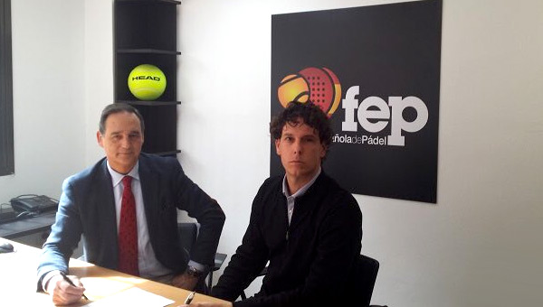 Firma acuerdo HEAD y Federación Española de Pádel 2019