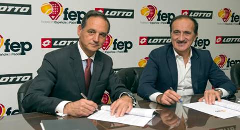 Unión FEP - Lotto Sport Italia para acercar más el pádel al sueño olímpico