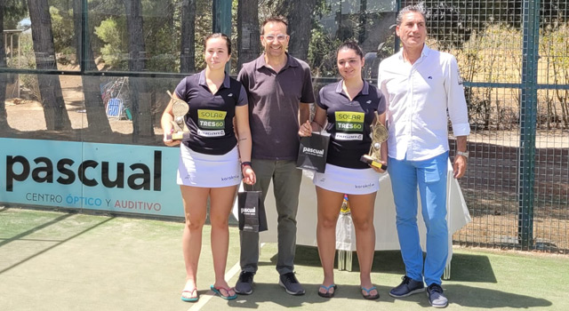 Campeonas quinta prueba circuito navarro pádel 2022