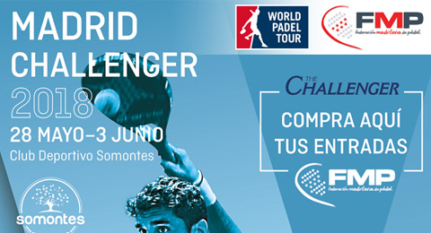 La Federación Madrileña de Pádel, punto de venta para las entradas del Challenger de Madrid