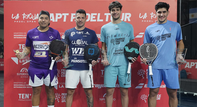 Entrega título Allemandi y Tolito final La RIoja Open 2022