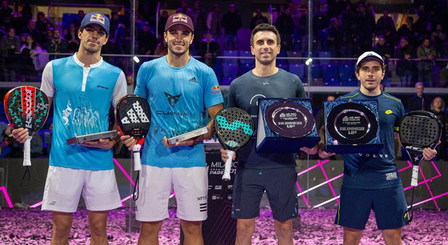 Galán y Lebrón título Milano Premier Padel 2022