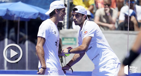 Galán y Lebrón levantan el triplete: exhibición de poderío en la final de Marbella