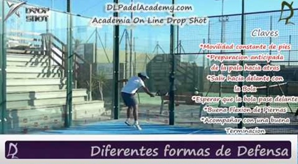 La Academia Drop Shot muestra las claves para una buena defensa