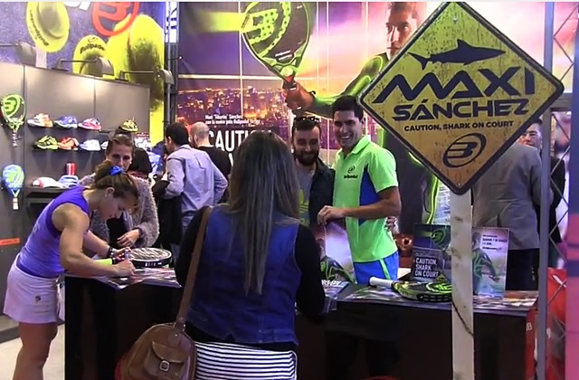 Presentación de Maxi Sánchez en Padel Pro Show