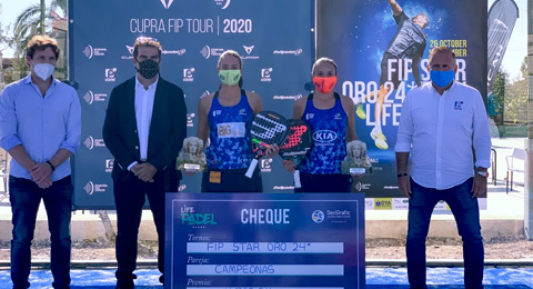 Virginia Riera y Sofia Araújo, victoria con mucho pádel en la cita FIP de Elche