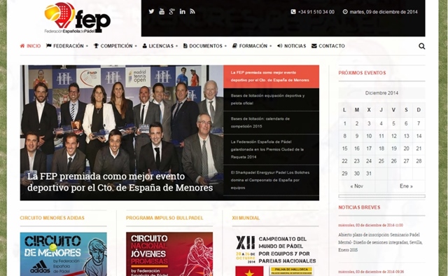 La FEP estrenará nueva web a partir de enero