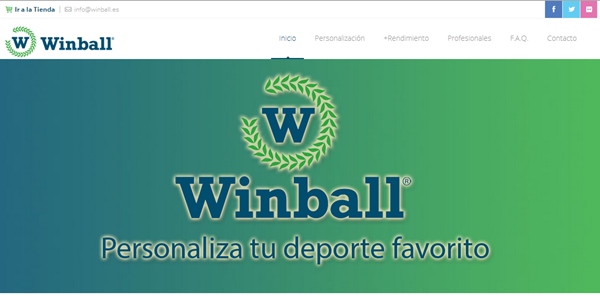 Winball lanza su nueva página web