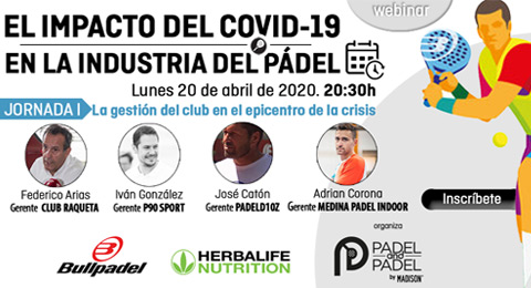 Webinar sobre el impacto del COVID-19 en la industria padelera