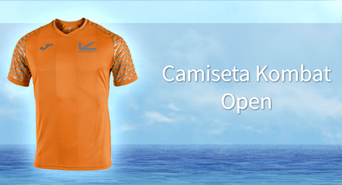 Vístete este verano como un campeón con la camiseta Open de Kombat Padel