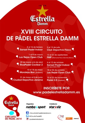 Circuito de Pádel Estrella Damm 2014