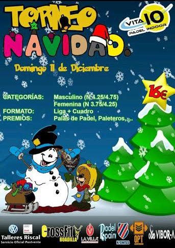 cartel torneo navidad Vita 10