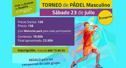 Torneo masculino en el Club Las Encinas