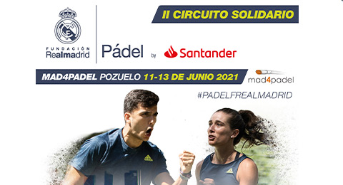 La Fundación Real Madrid presenta el II Circuito Solidario de Pádel