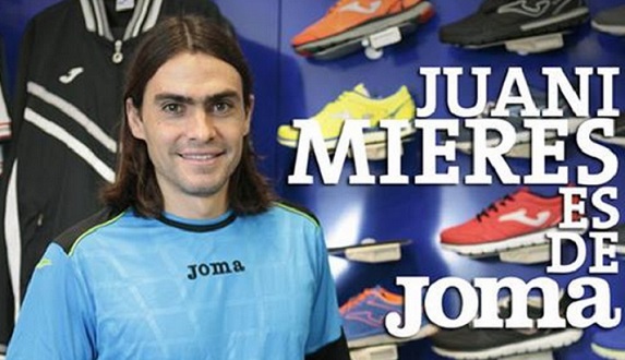 Juani Mieres se incorpora a la familia Joma