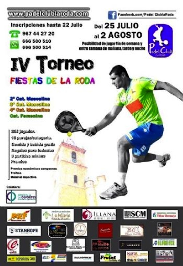 IV Torneo de Padel Fiestas de La Roda