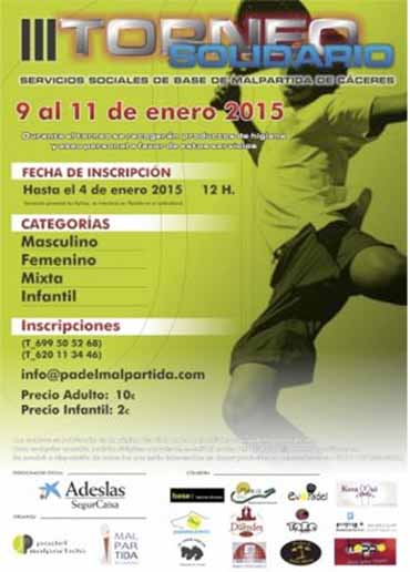 III Torneo Benéfico de Pádel