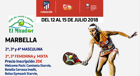 Este fin de semana se celebra el III Circuito de Pádel Fundación Atlético de Madrid