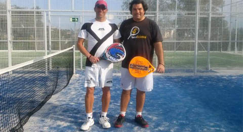 Jerónimo Cañas y Eduardo Espona, ganadores del Torneo Club Raquetas de Mijas