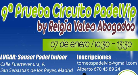 Novena parada del Circuito PadelVip by Reigía Vales, la primera del año