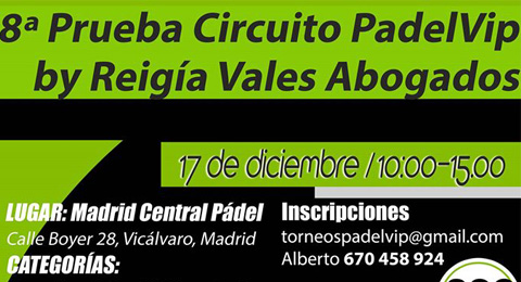 Ya está aquí la octava parada del Circuito PadelVip by Reigía Vales