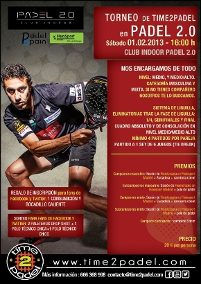 I Torneo Time2Padel en Padel2.0