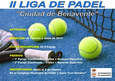 II Liga de Padel Ciudad de Benavente