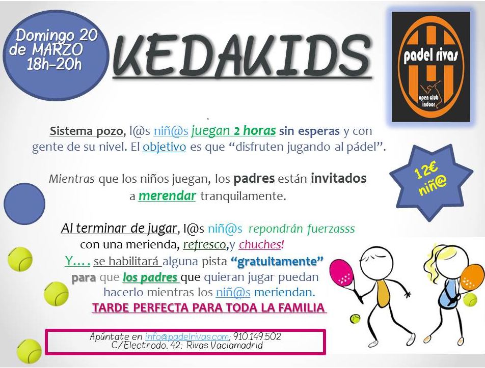 Padel niños