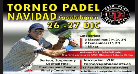 Torneo de Navidad solidario en Guadalajara