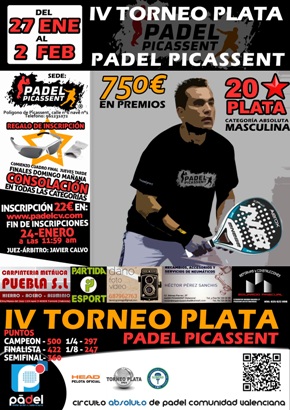 IV Torneo Plata 20* Padel Picassent