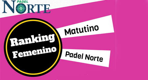 Aparece en escena el Ranking Femenino de Padel Norte