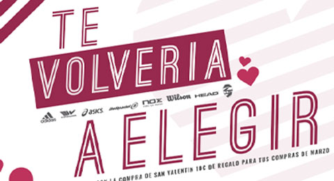 Padel Nuestro anima a regalar pádel por San Valentín