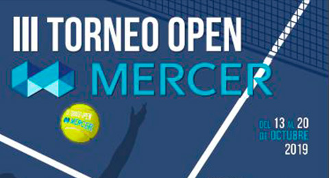 La Federación Madrileña de Pádel organiza el III Torneo Open Mercer