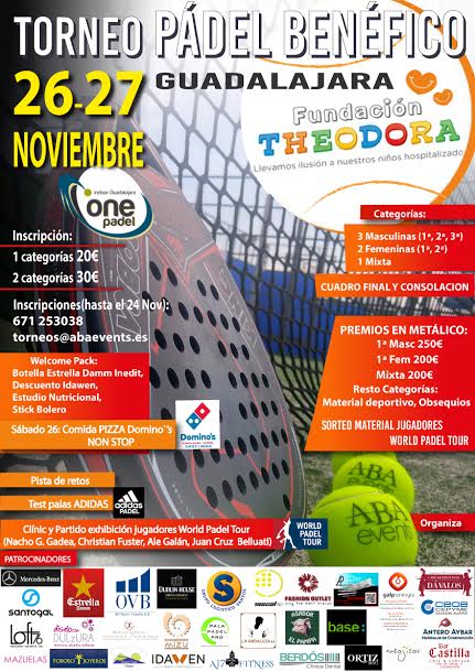 Torneo benéfico Fundación Theodora