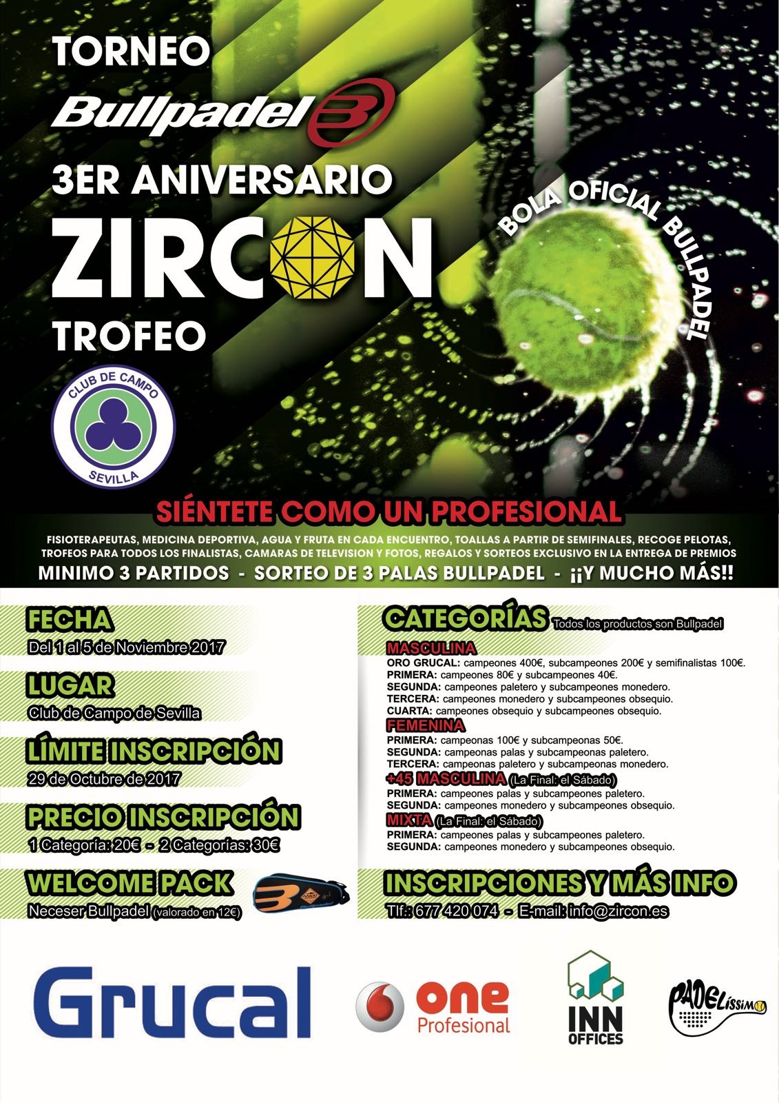 TOrneo Zircon club de campo