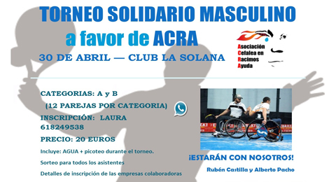 Torneo Solidario Masculino contra la Cefalea en Racimos