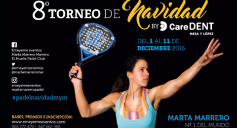 Llega el 8º Torneo de Navidad de Care Dent con la colaboración de Marta Marrero