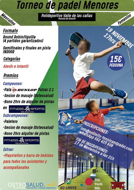 Torneo de padel menores