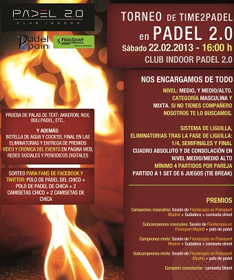 Llega el II Torneo Time2padel