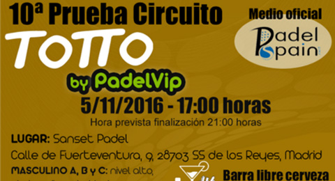 Disfruta un fin de semana más de la décima edición del Circuito Totto by PadelVip