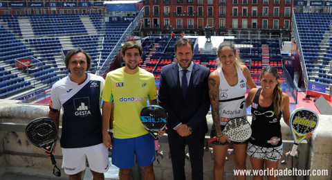 La Plaza Mayor de Valladolid recibe la presentación oficial del Open 2017