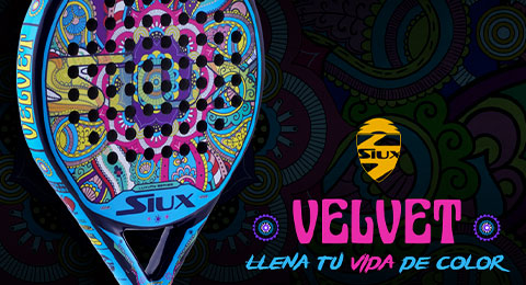 Así es la nueva Siux Velvet Pro 2.0, la 'colorida' pala de Siux